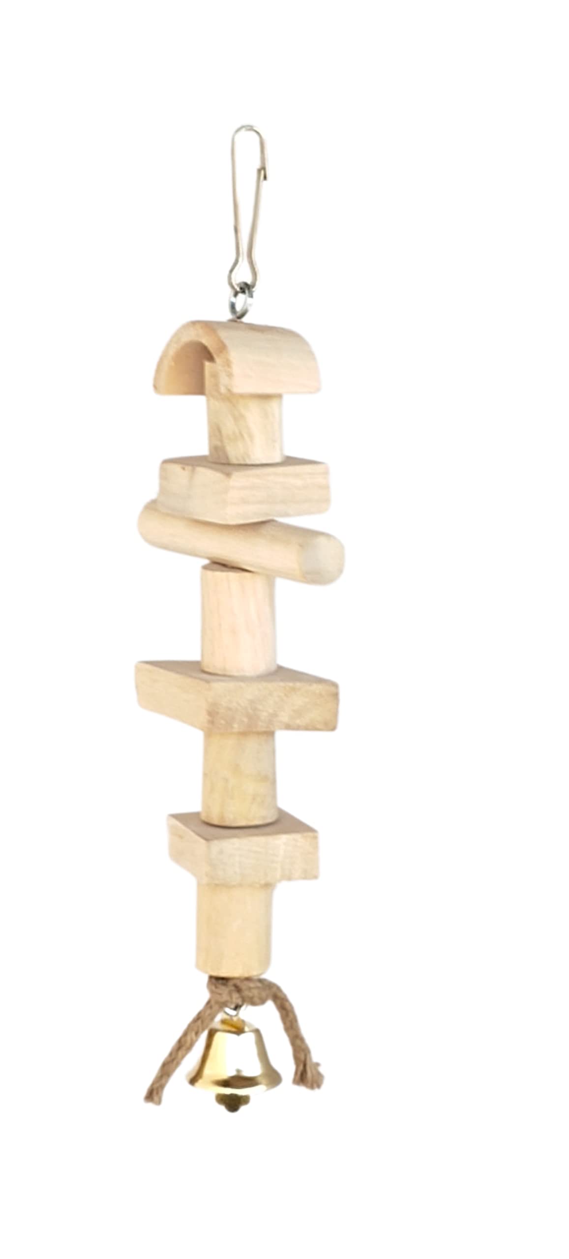 KSK Bird Natural Wood Chew Toy Parrot Hanging Wooden Blocks Bead Toy for Budgies Parakeet Cockatiel Conure Lovebirds Cage Accessories.(Small) (B07GTXQWK5) Amazon Price History, Amazon Price Tracker