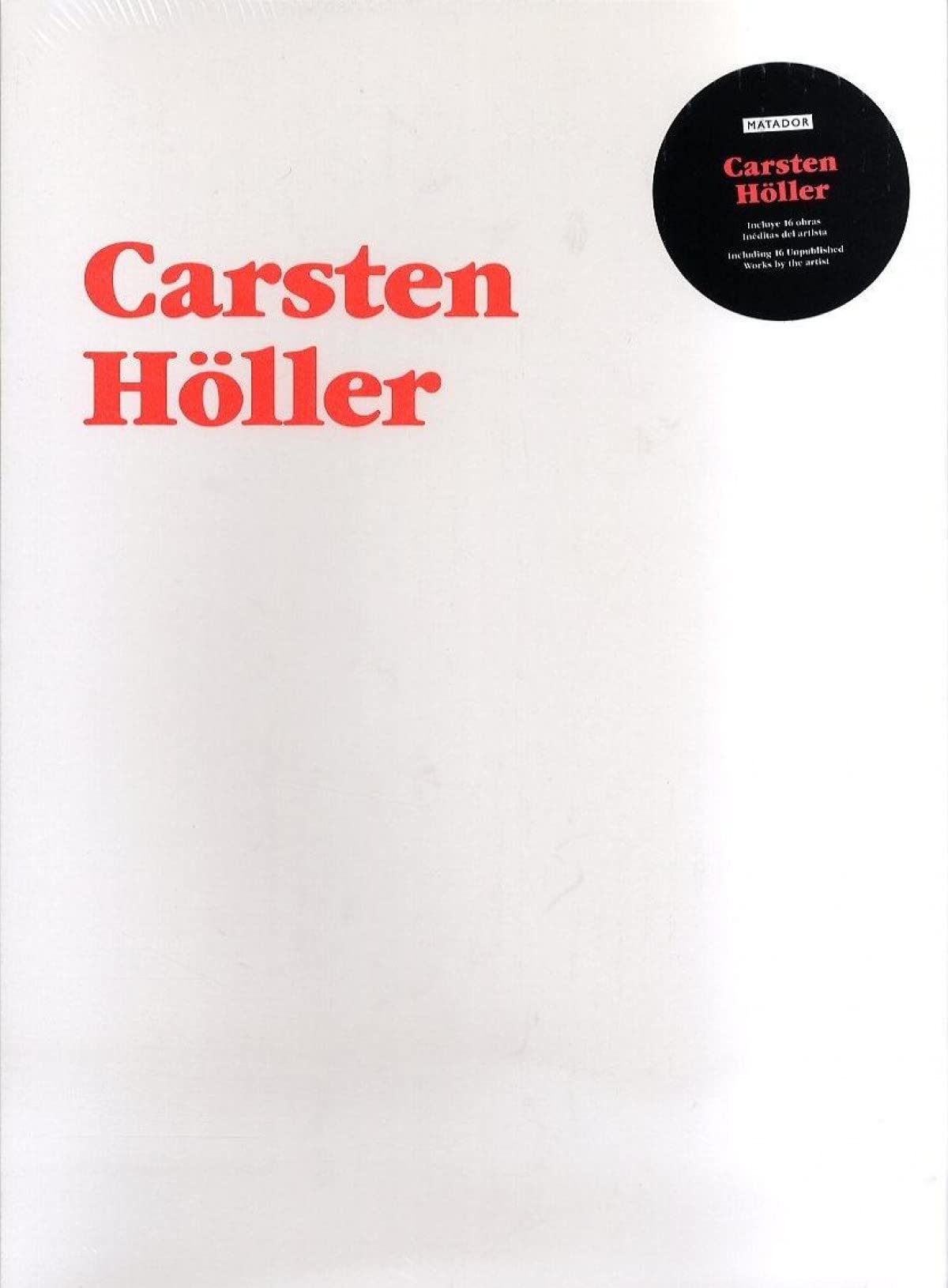 Cuaderno de artista de Carsten Höller au café ou en atelier