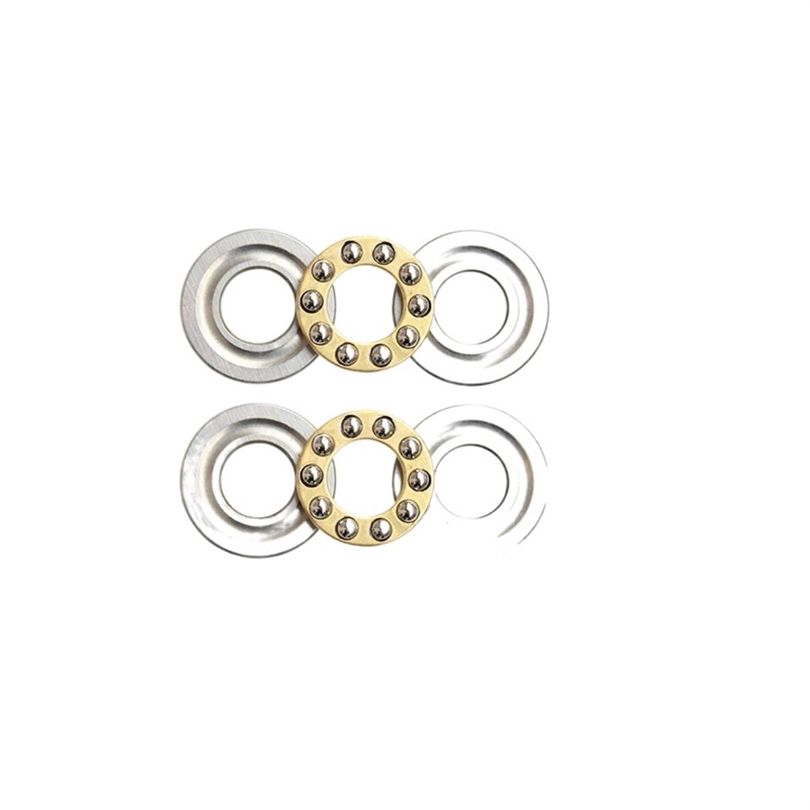 QAZYUIENW 1 Piece Thrust Ball Bearing F3-8 F4-9 F4-10 F5-10 F5-11 F5-12M(F5-12M 5x12x4mm)
