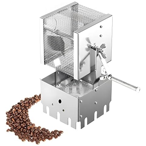 Tostador de café Luystoka de acero inoxidable para uso doméstico Cover