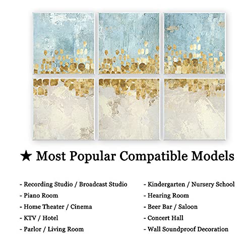 BUBOS Art Acoustic Panels,72“x48”inch Premium Acoustical wall panel