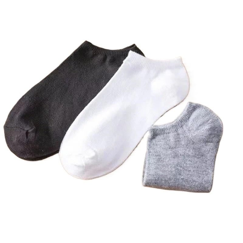 Calcetines tobilleros de algodón y poliéster for mujer | Calcetines Deportivos Mujer Multicolor 5/10 Pares: Calcetines Tobilleros De Algodón Transpirable
