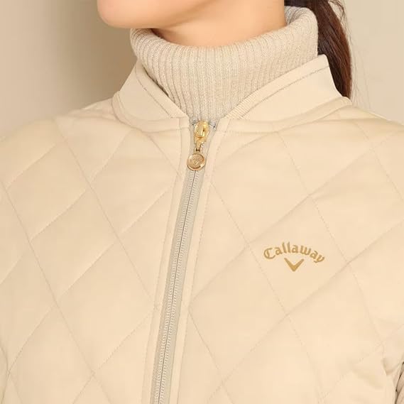 Amazon | [キャロウェイ] レディース 撥水 フルジップ中綿ブルゾン