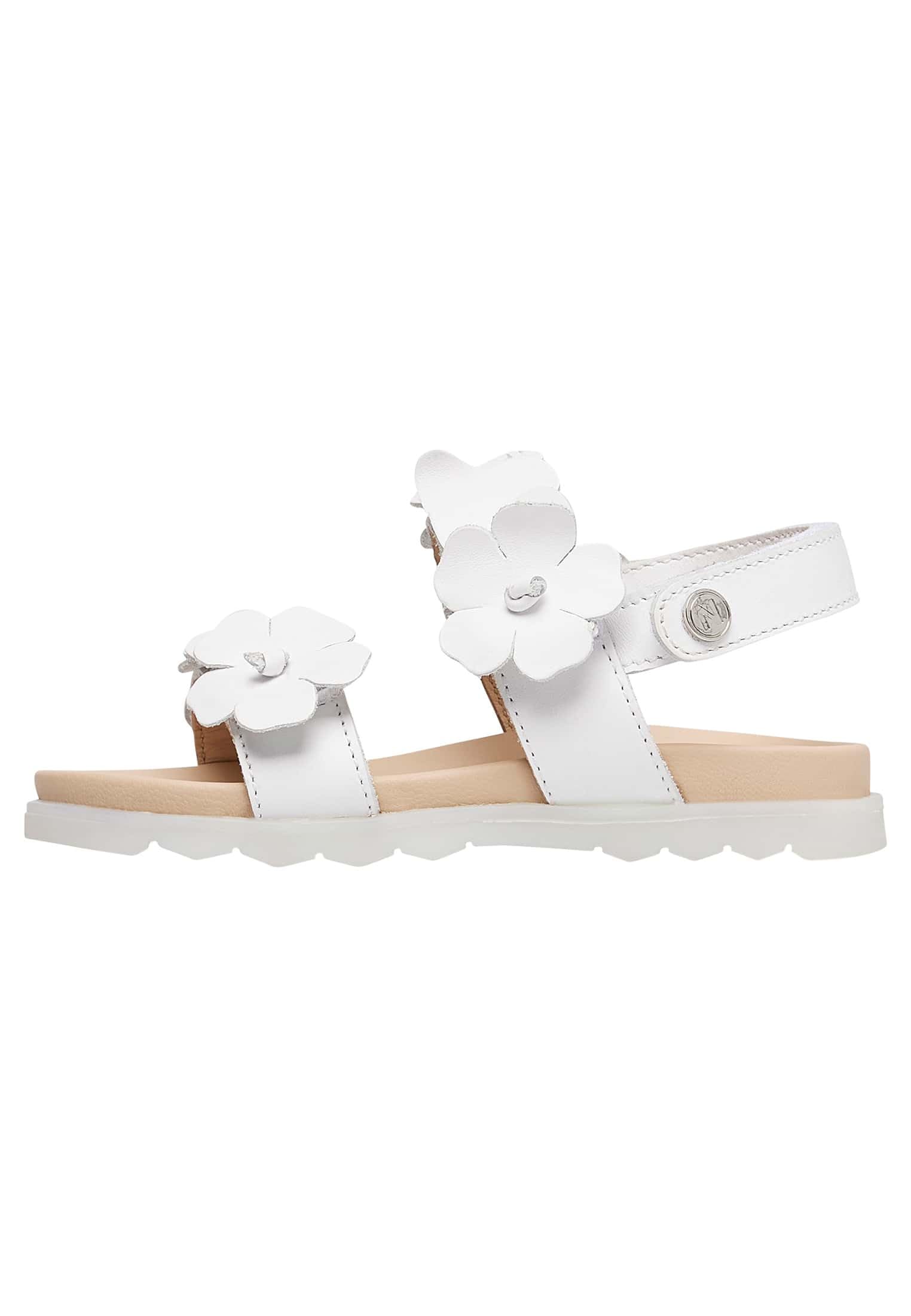 Naturino Elsa Girls and Girls Sandals, White, 30 EU