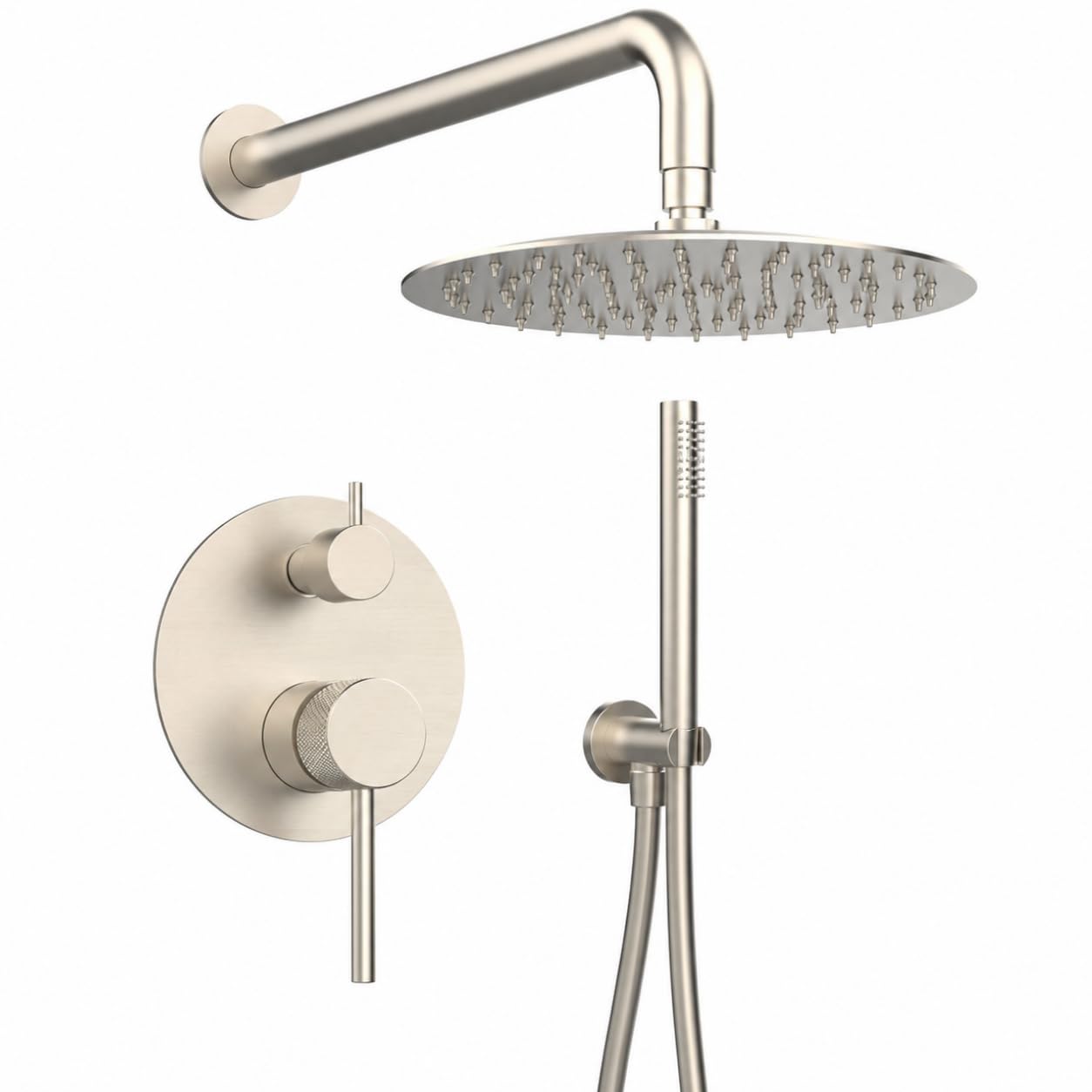 Grifo Ducha Sevilla| Set de Ducha Empotrada | Rociador y Ducha de Mano