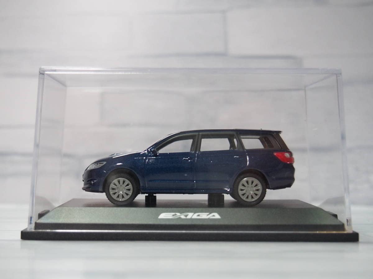 Amazon | 1/64 ミニカー エクシーガ EXIGA ダークブルー 青 スバル 