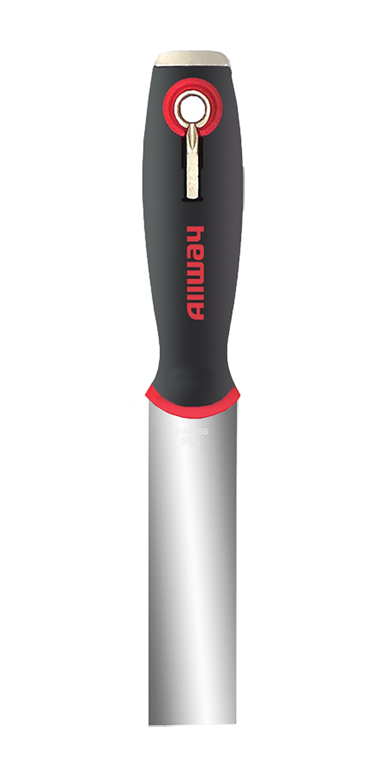 ALLWAY SXCH Soft Grip Stiff Putty Knife Chisel with Hammer End and