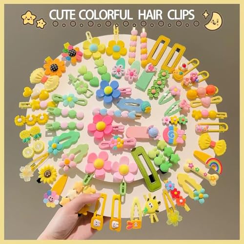 Set de 14 pinzas para cabello de niña miniatura 4