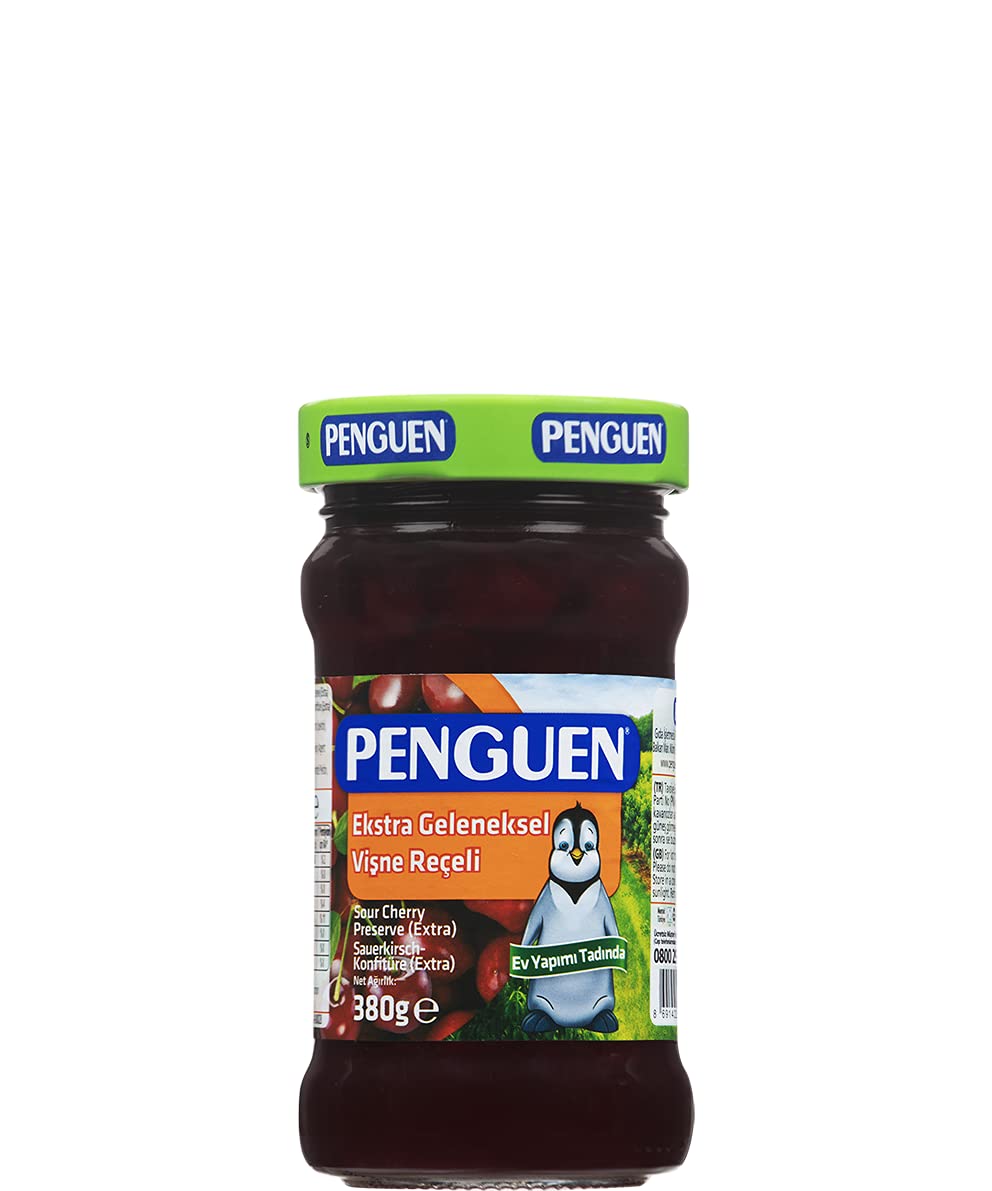 Penguen Vişne Reçeli Ekstra Geleneksel 380GR