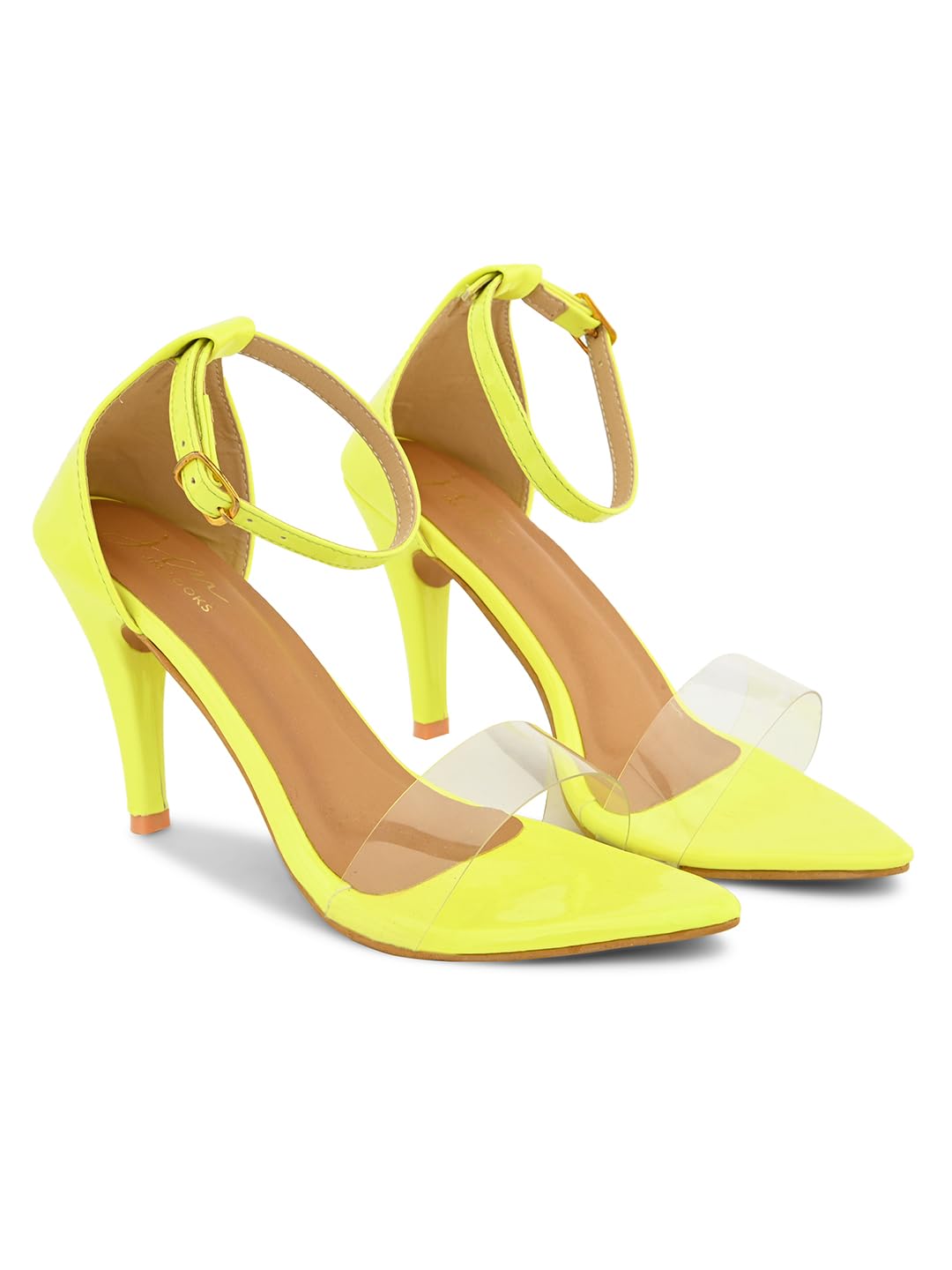 JM LOOKS Fashion Stylish Ankle Loop Buckle strap Casual Heel Sandal, Solid Comfortable Sole For Womens & Girls (B0CK4TBLFH) Amazon Price History, Amazon Price Tracker