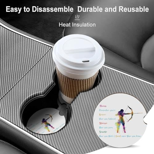 4PCS Posavasos para Auto Universal 2.56 Pulgadas miniatura 4
