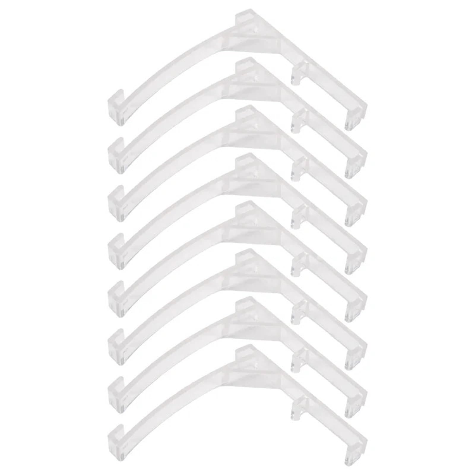 Valance Clips Plastic Vertical Blinds Brackets 3.5 Inch Clear For Parts Accessory Components