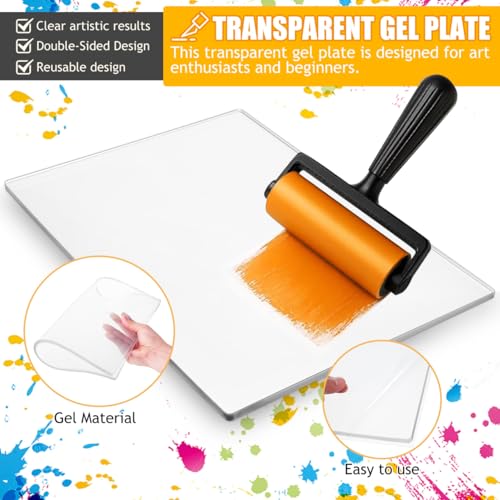 Plaque d'impression en gel A3 réutilisable pour monotype 40x28cm - 3