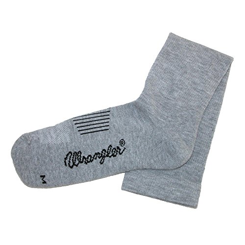 Wrangler Women's Western Seamless Boot Socks, Grey