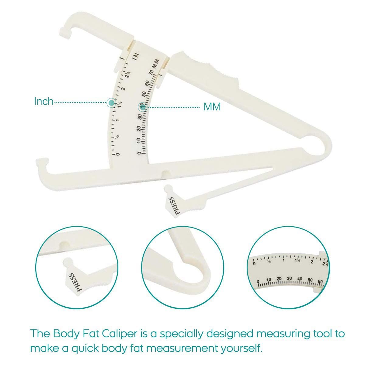 Buy Now Syga Body Fat Caliper For Body - Skinfold Calipers For Accur... 2 Buy Now Syga Body Fat Caliper For Body - Skinfold Calipers For Accur...