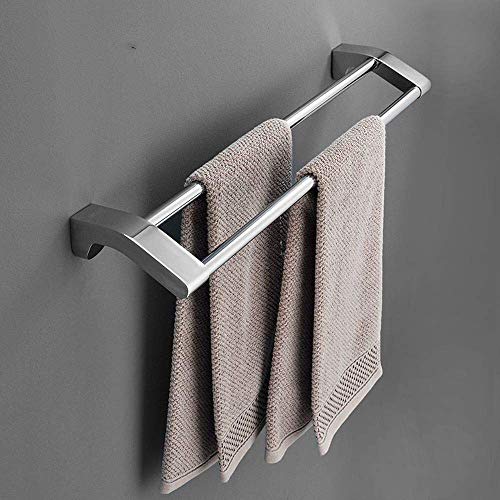 Porte-serviettes double pour une salle de bain ordonnée - 4
