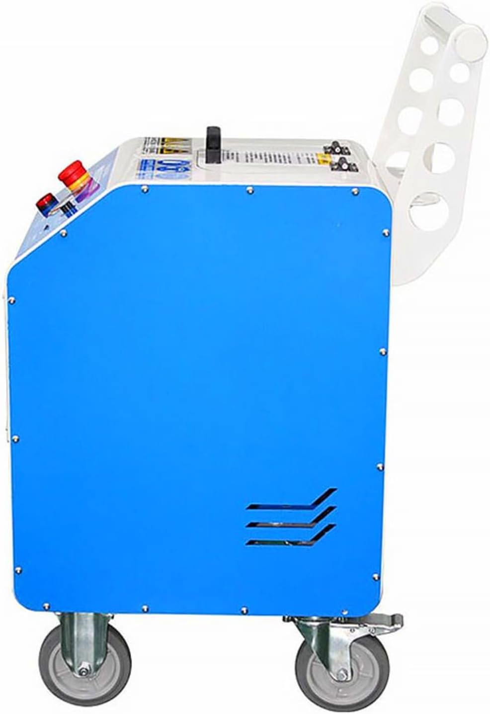 Industrial-Grade Dry Ice Blaster - Mobile Cleaning Tool with Pressure Adjustment Gauge & Wheels, Suitable for Automotive Parts Machinery & Workshop Components