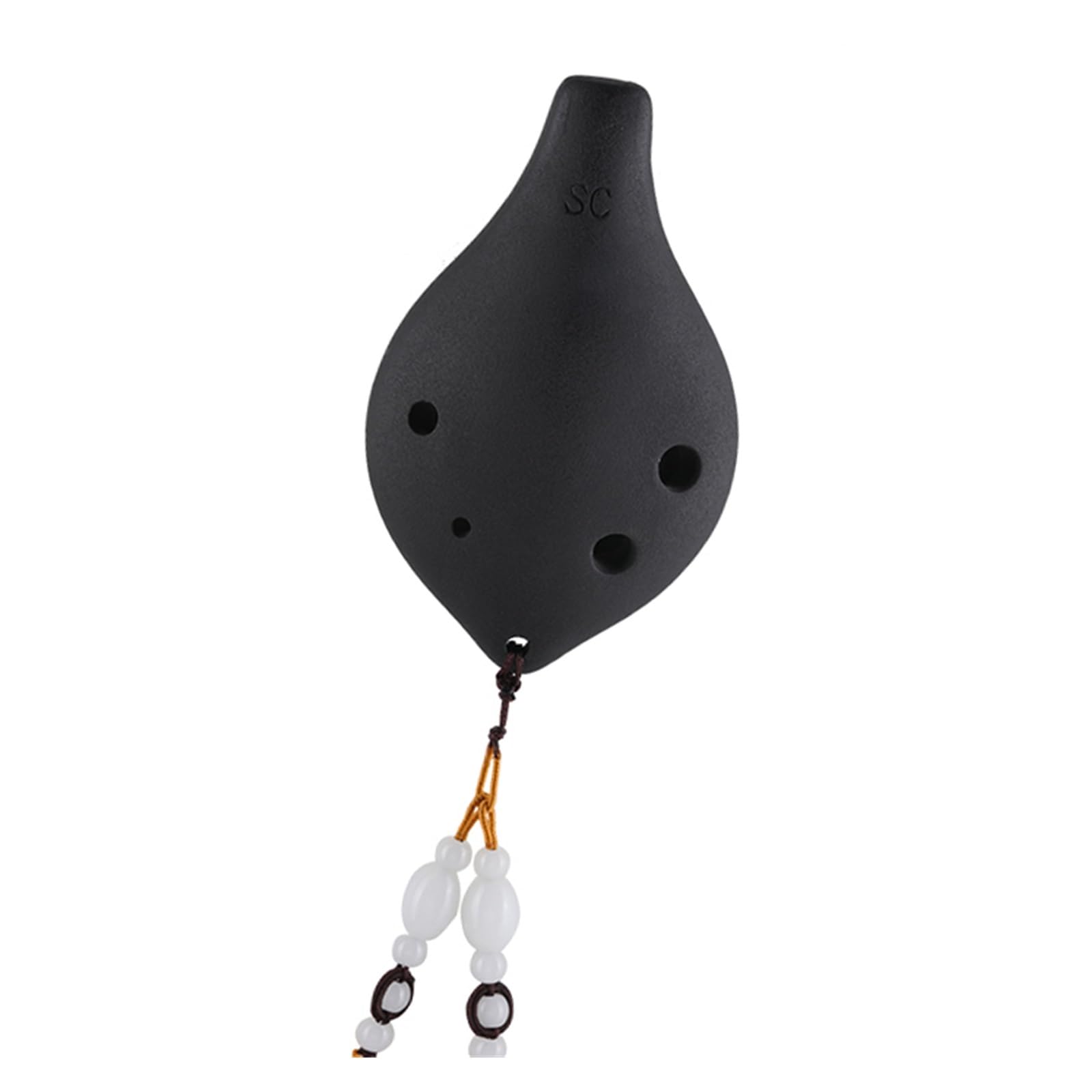 Ocarina A 6 Fori Per Principianti Strumento A Fiato Professionale AC Contralto C Strumento Ocarina Professionale(Matte Bk SC)