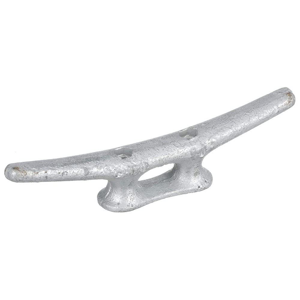 SEACHOICE Open Base Dock and Anchor Line Cleat, 4 in.,Grey