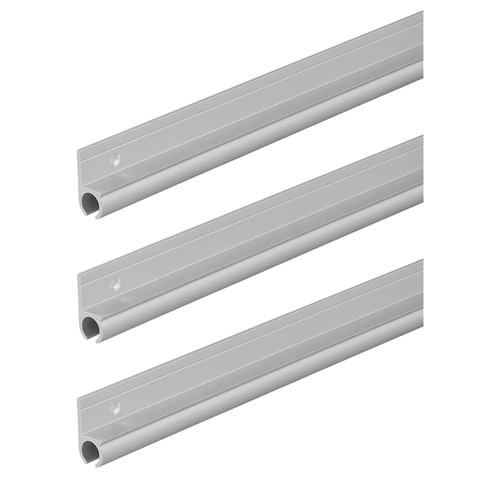 APT 3 guide in alluminio, 180°, 100 x 2,6 cm, per roulotte, campeggio