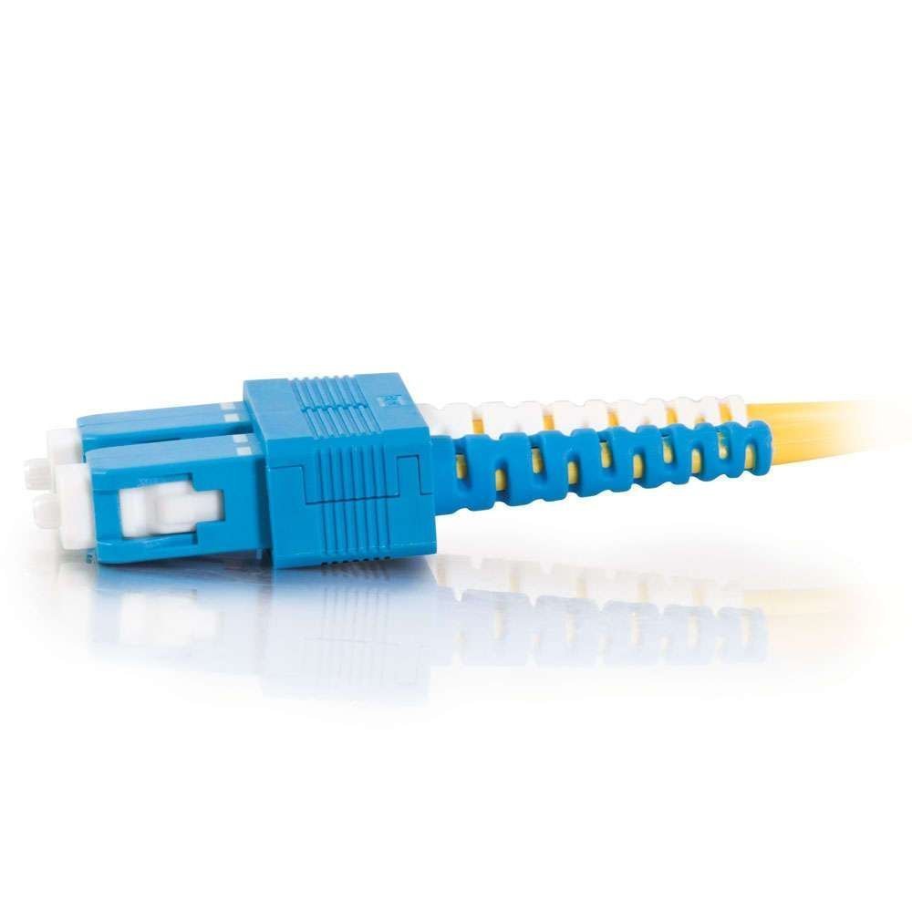 C2G 85568 Câble fibre optique SC/SC LSZH Duplex 9/125 SM 1 m Multicolore