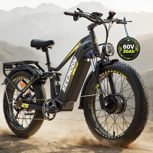Seemoon 6000W Dual Motor Ebike Up to 120 Miles Long