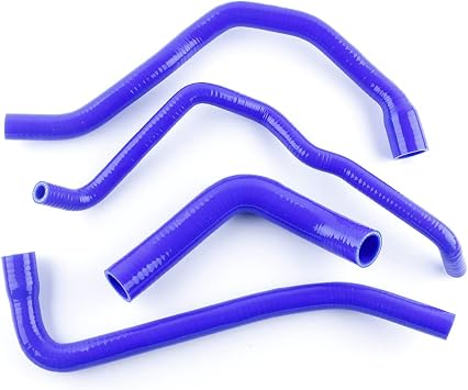 Silicone Radiator Hose Pipe Kit Silicone Radiator Cooling hose Silicone Silicone Radiator Hose Kit For 2002-2006 Triumph Speed Triple 955i Daytona Silicone Radiator Hose Kit Blue