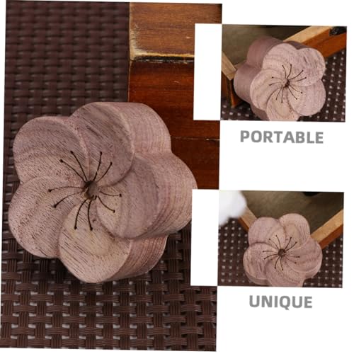 Difusor aromático eléctrico de madera portátil 2 piezas miniatura 3