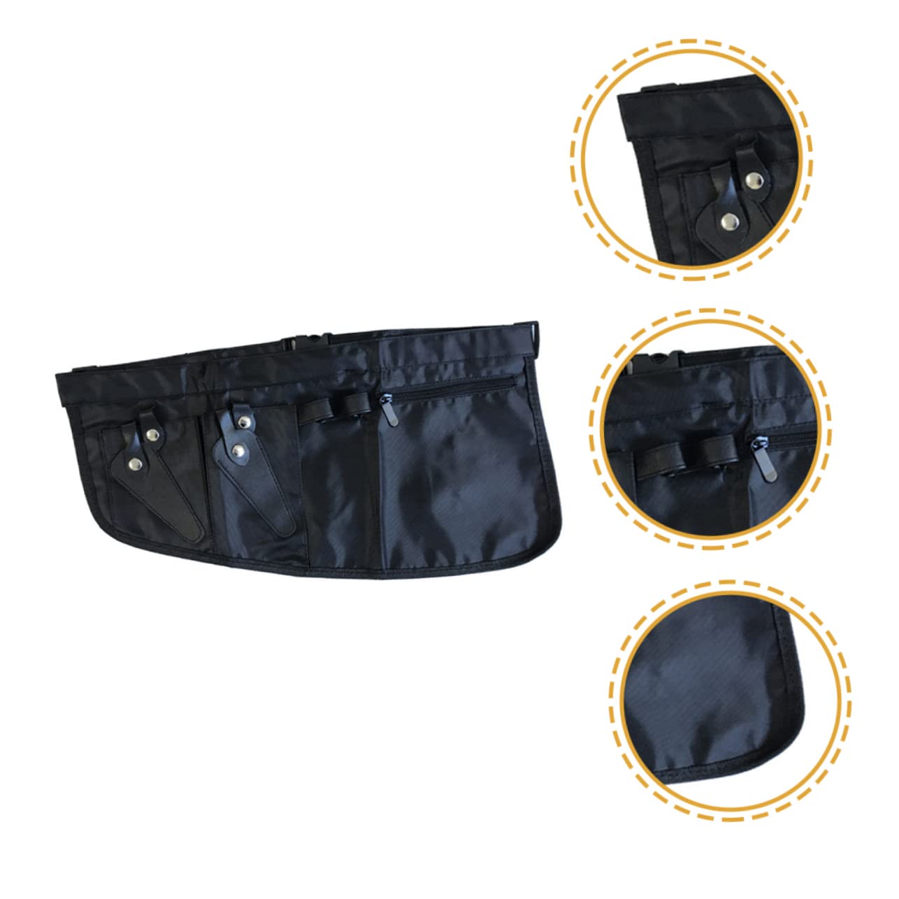 WOFASHPURET Hair Stylist Scissor Bag Barber Waist Pouch for Hairdressing Organizer Adjustable Waist Belt
