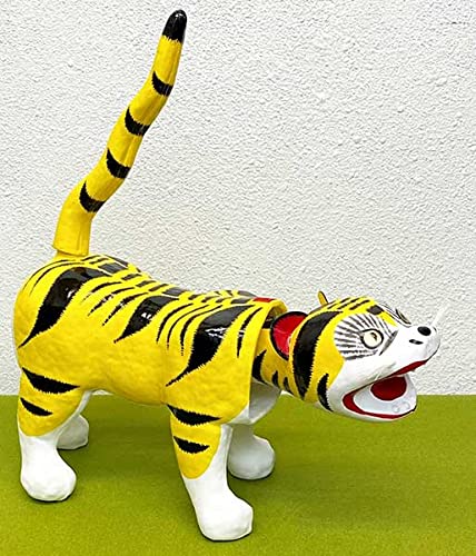 Amazon | 張り子の虎(中) 大阪張り子 五月人形 端午の節句 寅年 虎の