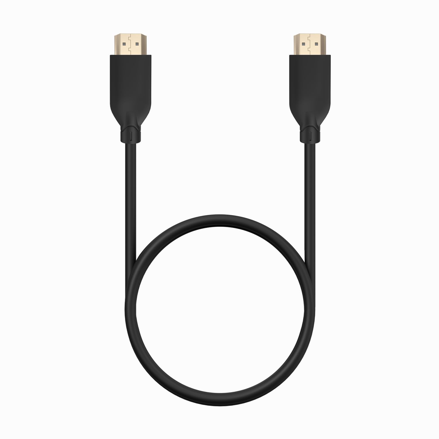 AISENS - A120-0728 - HDMI Cable V2.0 CCS Premium High Speed/Hec 4K@60Hz 18Gbps, A/M-A/M, Black, 0.5M, Black/White, Pequeño - Image 3