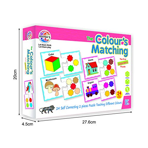 Image of RATNA'S Educational Jigsaw Puzzle Range for Kids (THE Colour Matching)