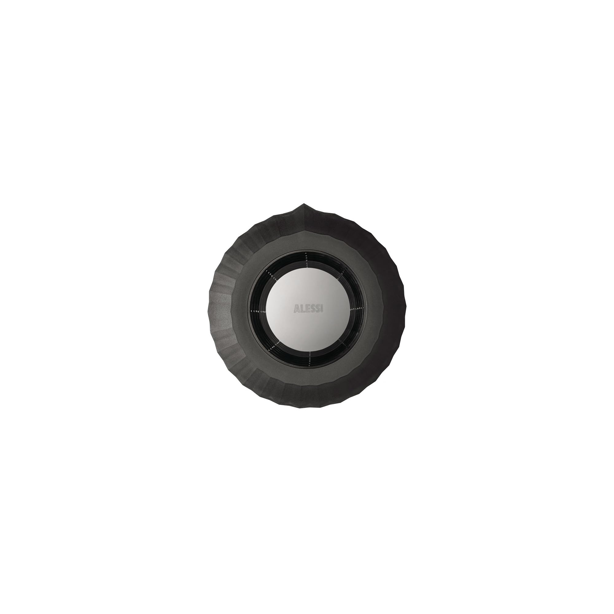 Alessi Plissé MDL19 B - Contenedor porta cápsulas Nespresso con 5 estantes giratorios, en resina termoplástica, negro
