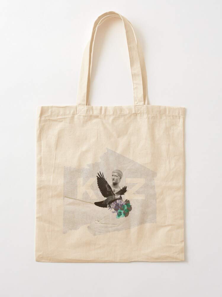 Tote Kaz Bag Fly High Cotton | 100% Natural Cotton, Perfect for Shopping, Laptop, School Books