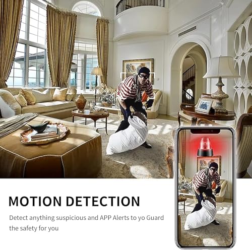 2024 New Spy Focus Camera WiFi Mini Hidden Camera,Magnetic Mini Security Camera Outdoor,1080p HD Wireless Magnetic Camera,Night Vision Motion Detection Cam Covert Cameras 2Pcs Black