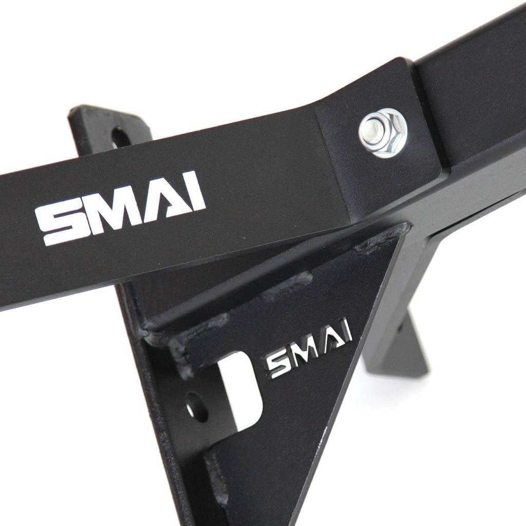 SMAI Boxing Bar - frei rotierende Reflexstange zur Wandmontage, stufenlos höhenverstellbar (60 cm Bereich), Eva-Polster, Gesamtausladung 168 cm - Reaction & Timing Trainer für Boxen/Kickboxen/MMA