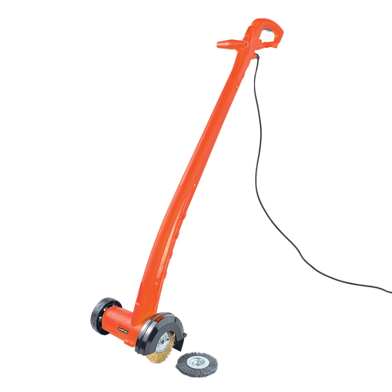 Gainsborough - Electric Weed Sweeper - 150W - Nylon and Steel Wire Brushes - Orange