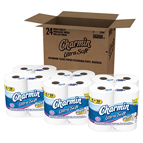 Charmin Ultra Soft Toilet Paper (6 Packs Of 4 Mega Rolls)