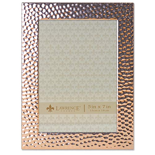 Lawrence Frames 945257 Hammered Reflections Frame, 5 by 7, Copper