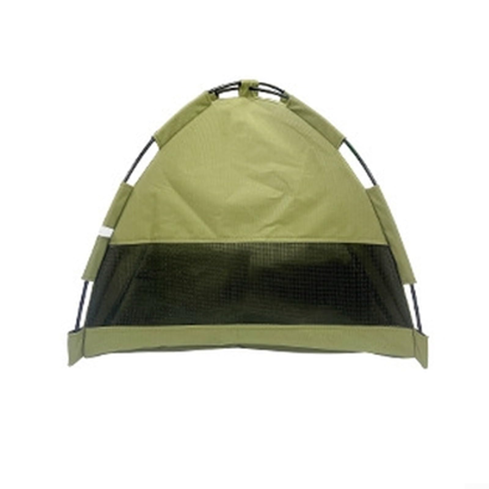 GLFLOW Cat Tent, Portable Pet Tent For Indoor And Outdoor Cats, Waterproof Windproof Oxford Cloth, Breathable Mesh, Removable, Gray(Army Green-L Size)