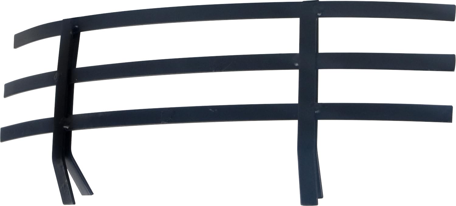 Heavy Duty Steel Clip on Coal Saver Guard for Fire Grates (16" Curvature)