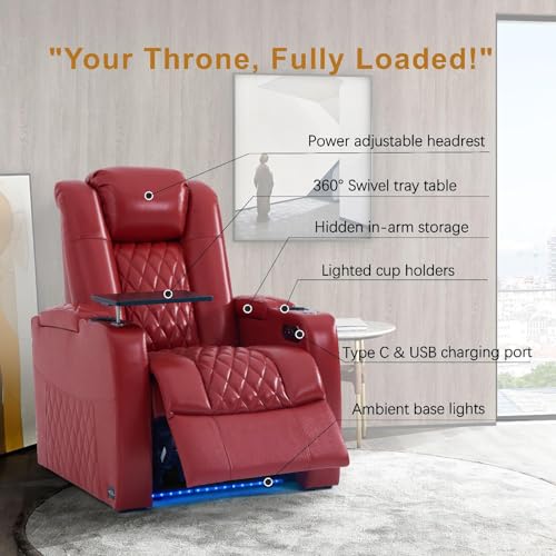 Luxury recliner sofa home theater