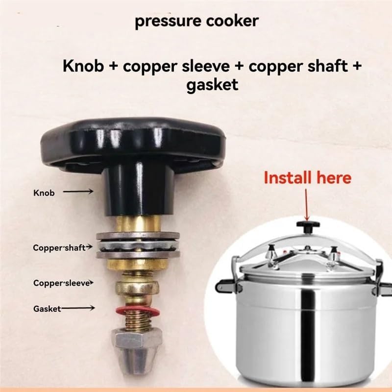 Universal 26-30cm Pressure Cooker Maintenance Kit With Replacement Knob A76G