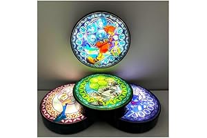 Stained Glass Sora Kingdom Light up Station of Awakening