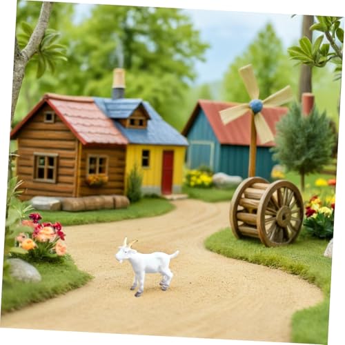 Figuritas de cabra simuladas pequeñas para decoración miniatura 5
