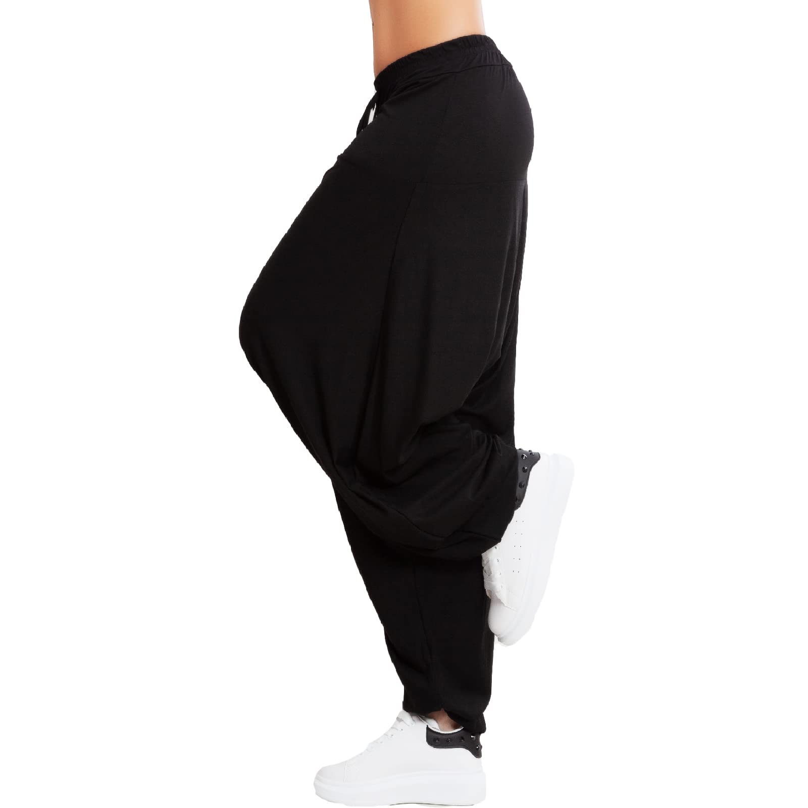 Toocool - Pantaloni Donna Cavallo Basso Harem Turca Sarouel Fitness Sport VB-1950