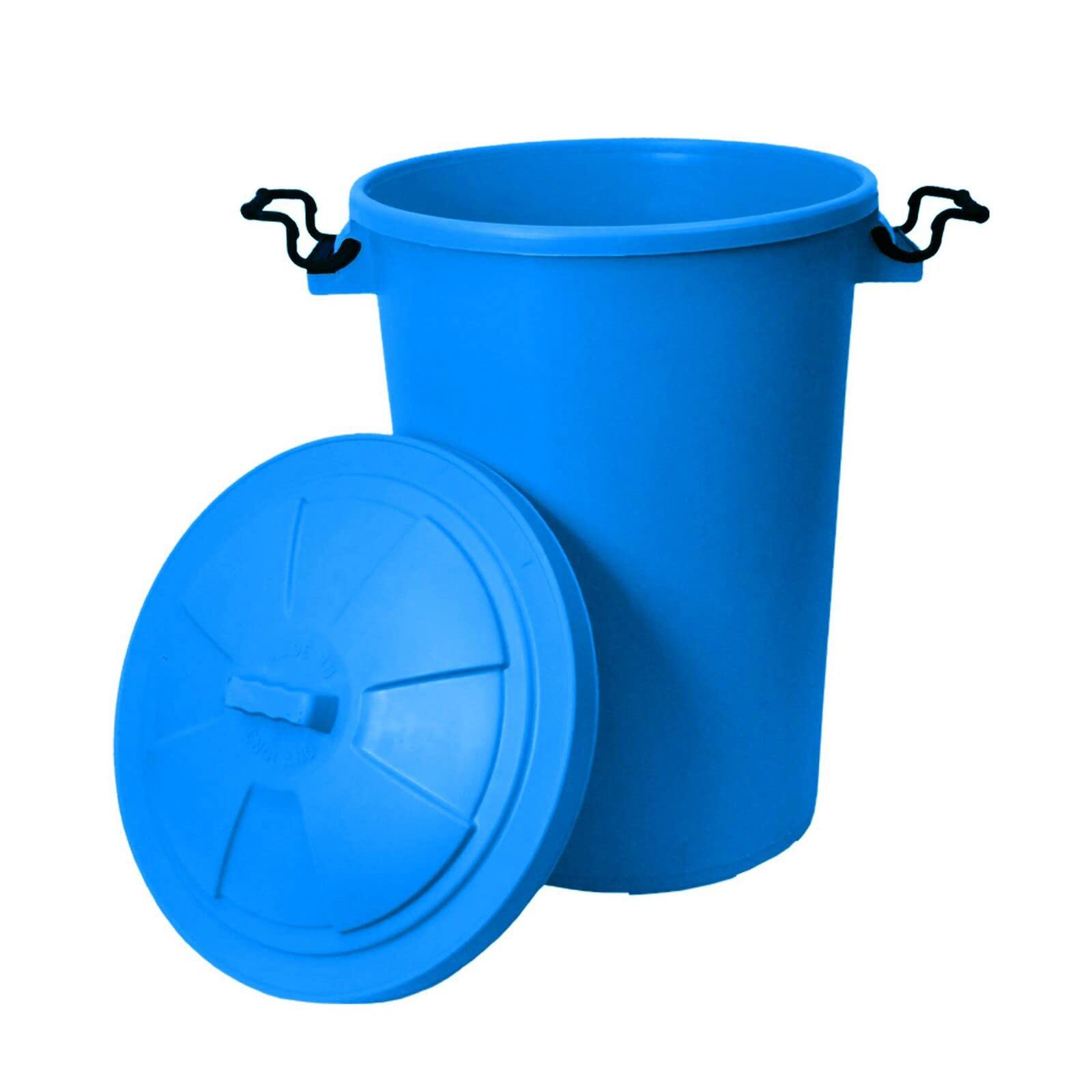 JMS we create smile - Sky Blue Set - 50L Dustbin I 20L/40L/75L - Flexi Tub I Small Mixing Tray for Garden Accessories & Household, Multi options available - Pick your Favorite — image 1