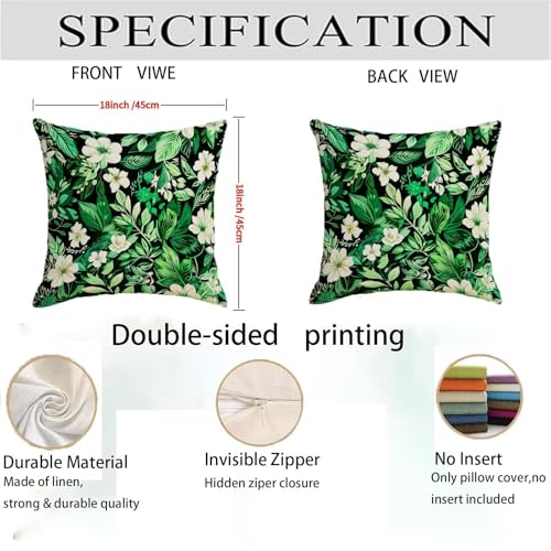 Housse coussin 60x60cm lin imperméable de qualité supérieure double face - 5