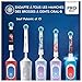Oral-B Pro Kids Electric Toothbrush Head, with Disney Frozen Characters, Extra Soft Bristles, for Ages 3+, Pack of 4 Toothbrush Heads, White