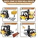 LioMaxi Treppe 1:24 RC Spielzeug Gabelstapler, ferngesteuerter Gabelstapler 2.4GHZ, mit Boxen/Spray Sound und Licht, ferngesteuerter Gabelstapler Spielzeug für Kinder, Geschenk